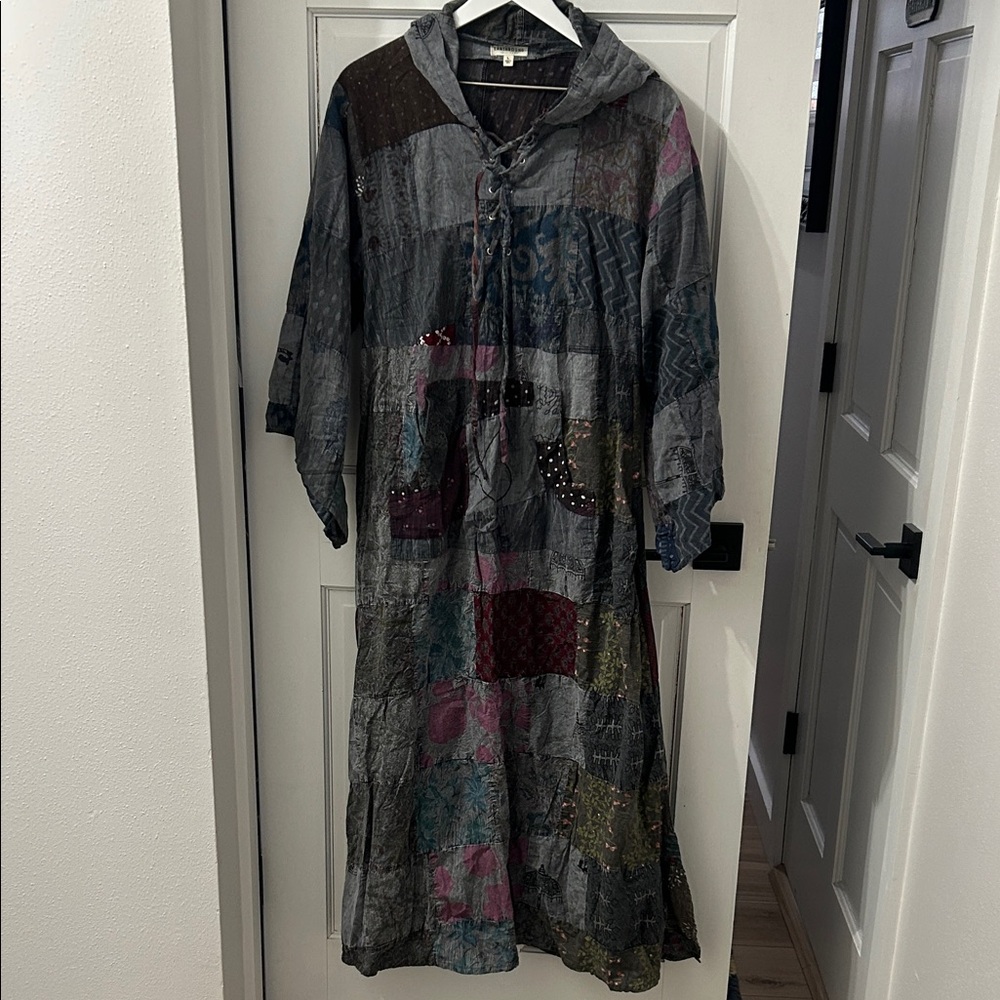 Earthbound Trading Co Patchwork Maxi Dress
